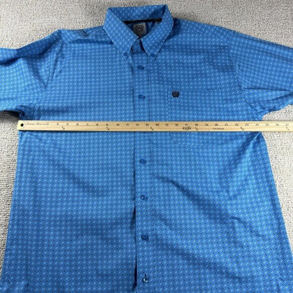 Miller Ranch Cinch Button Down Long Sleeve Western Cowboy Shirt Men’s Size M - Picture 5 of 8